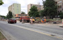 Stavba průtahu Přerovem pokračuje podle plánu, objížďka by měla skončit na konci srpna